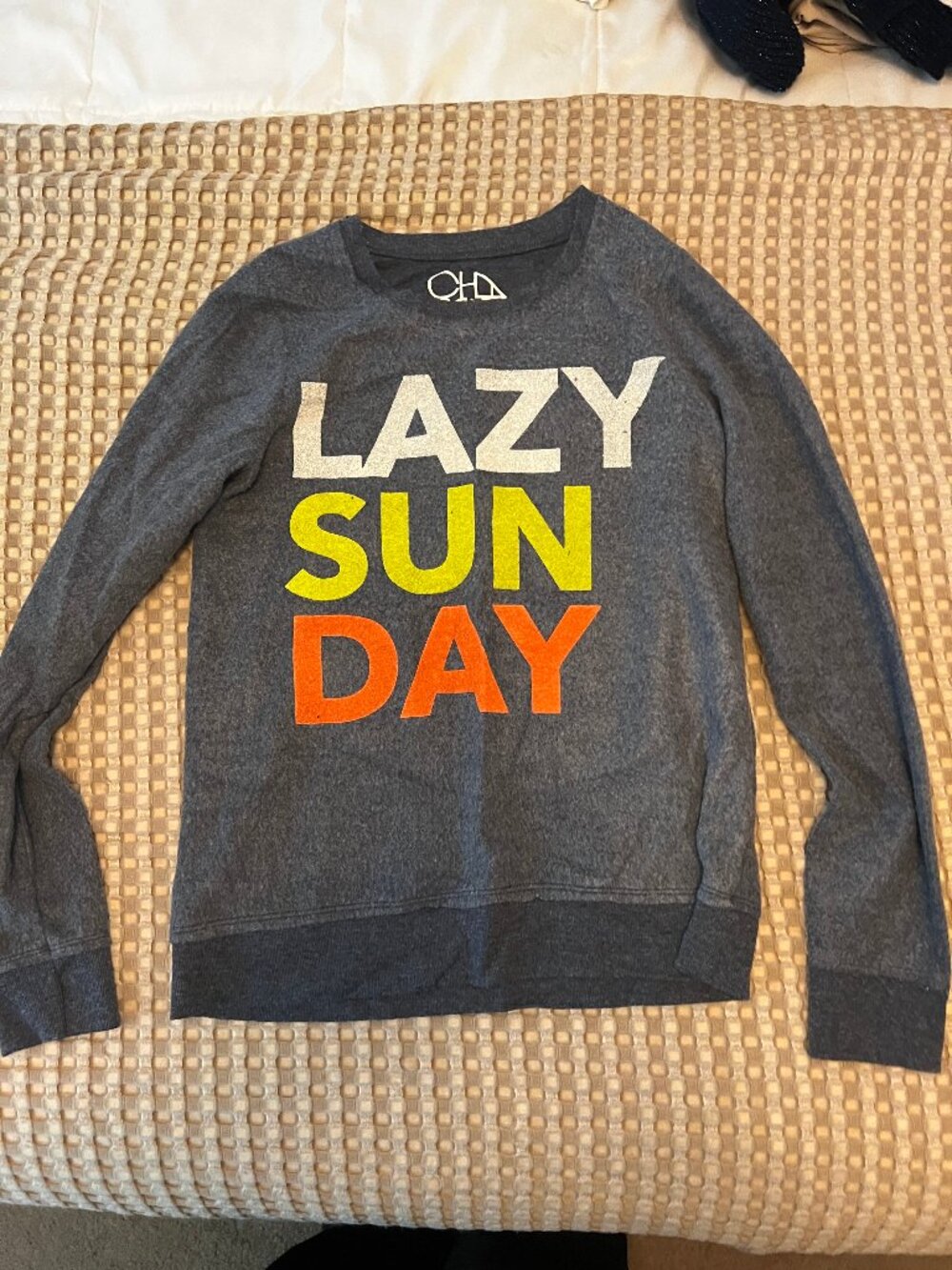 Chaser Brand Sweatshirt Size XS Lazy Sunday